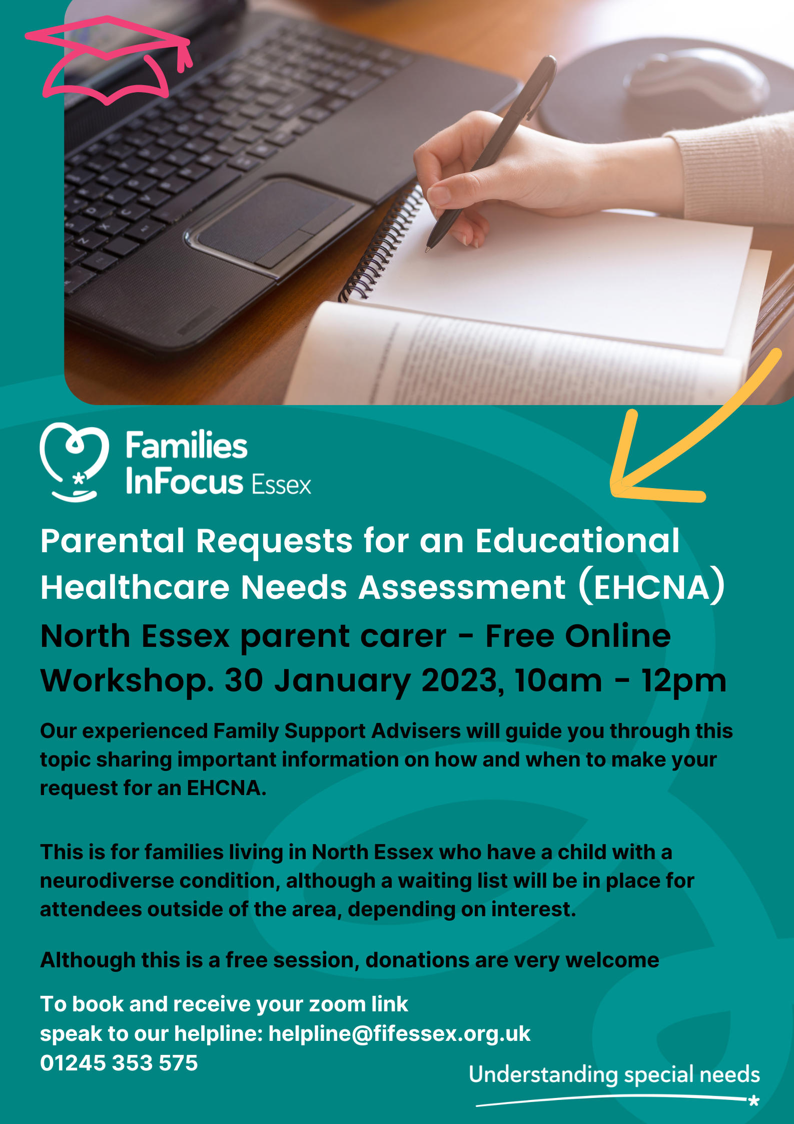 leaflet about the parental request for an education and health care needs assessment